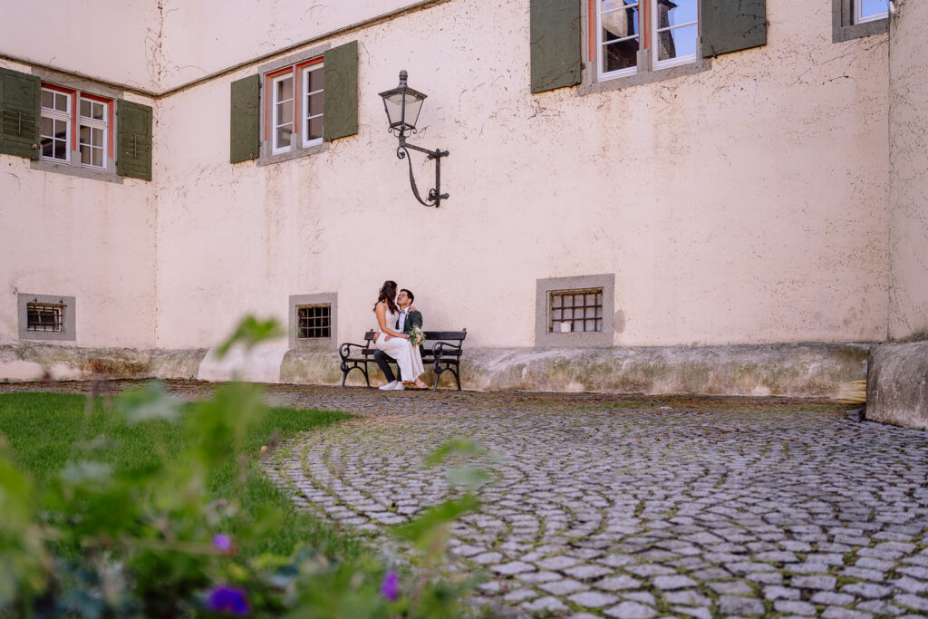 Hochzeitspaar, Insel Reichenau Brautpaarshooting