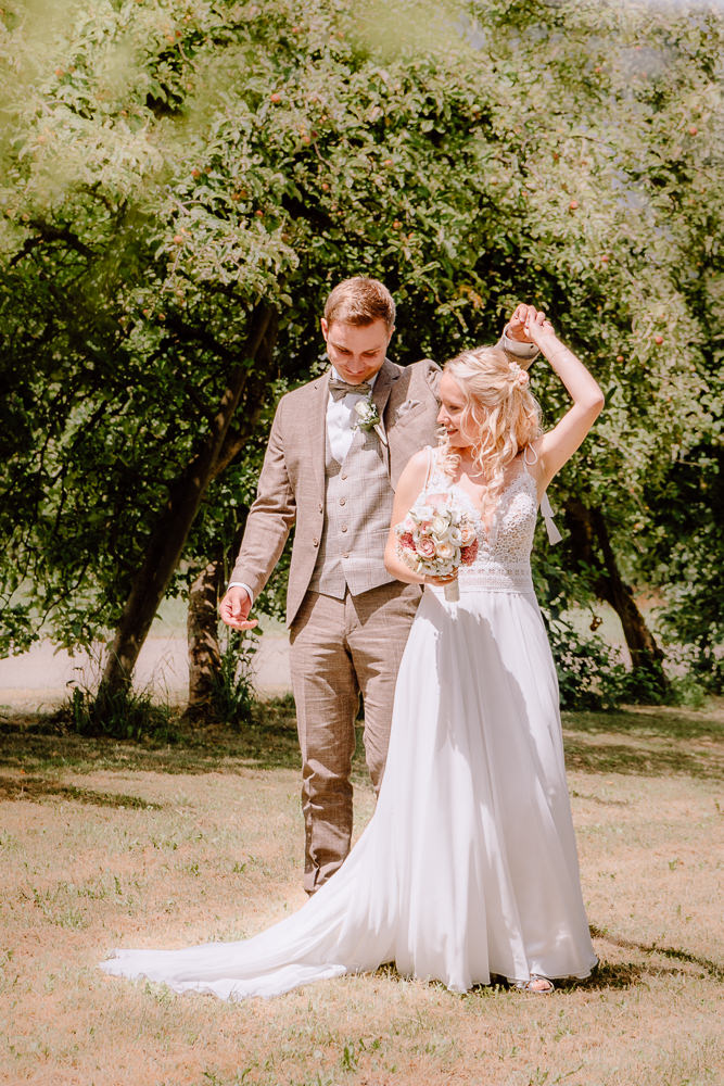 Hochzeit, Brautpaar, First Look, Brautpaarshooting